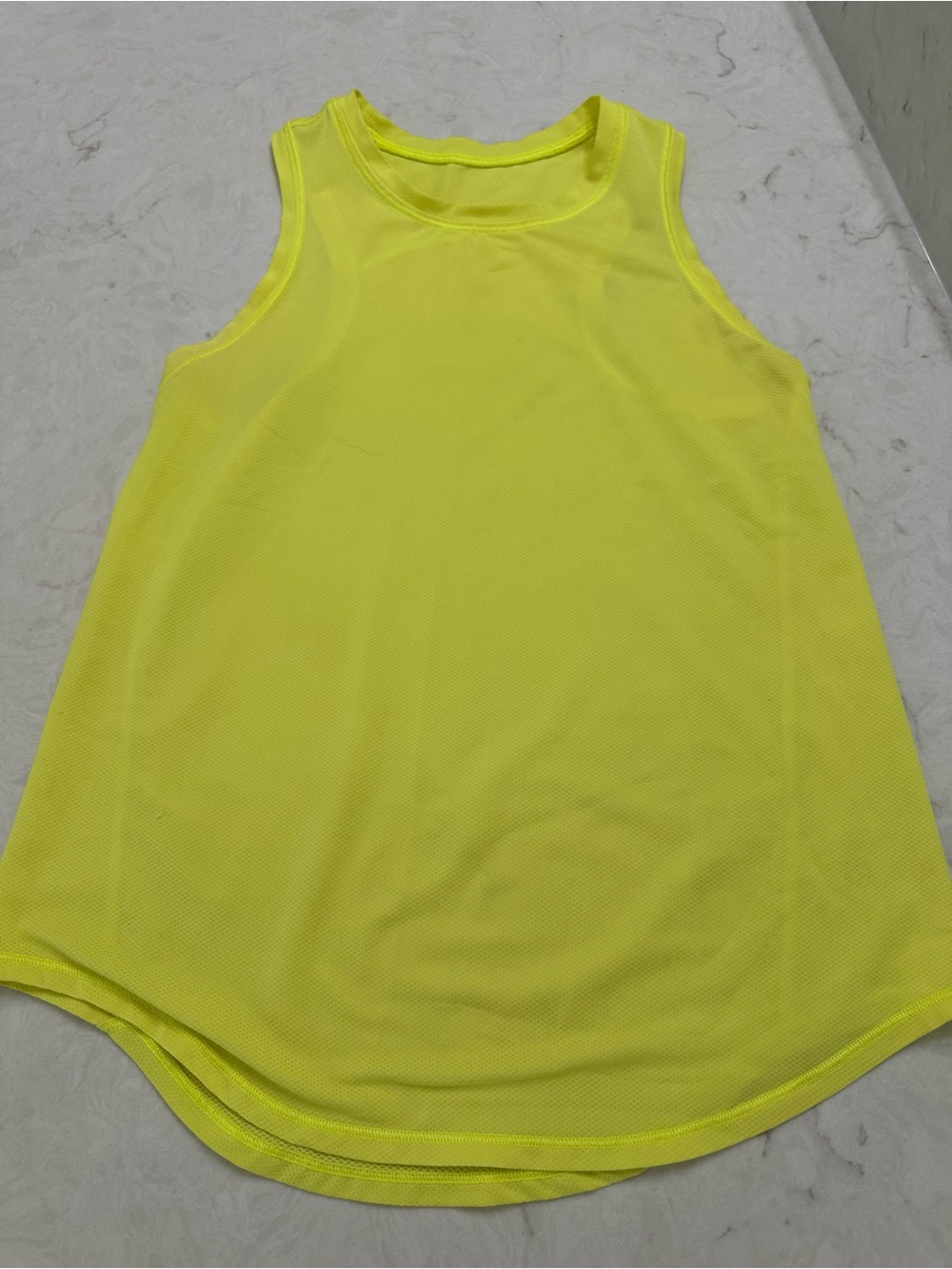 Lululemon Yellow Neon Athletic Tank, XS